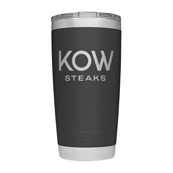 Kow Steaks Official YETI 36 Oz. Green Tumbler Bottle