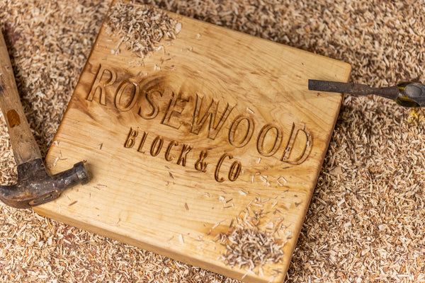 Rosewood Block Cutting Board