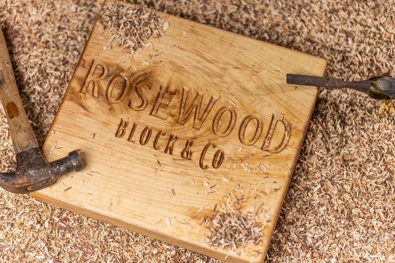 Rosewood Block Cutting Board